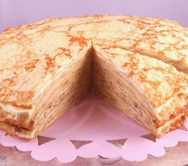 French Mille Crepe Cake