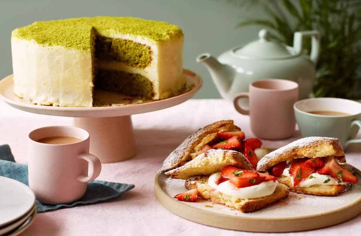 Matcha & Pistachio Cake Recipe