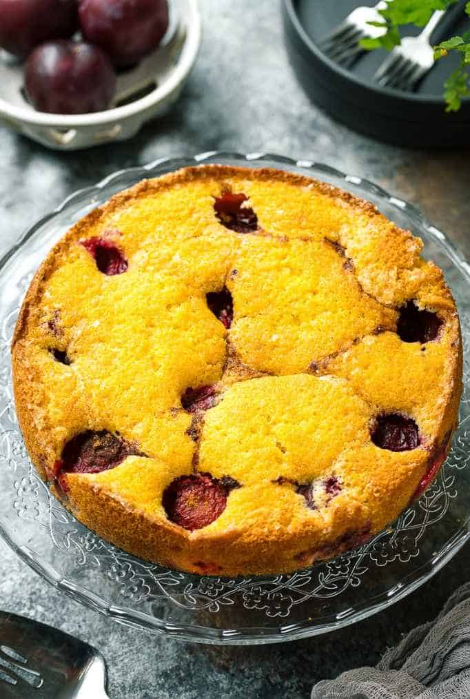 Easy and Delicious Plum Cake