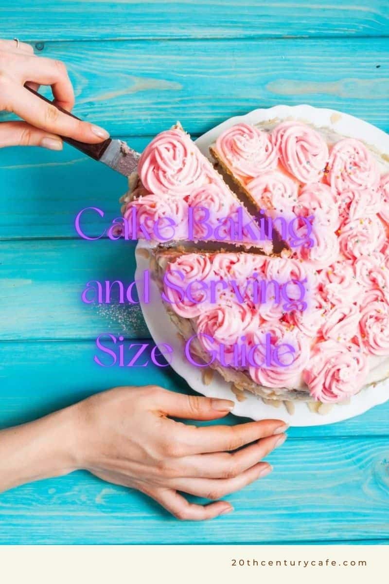 Cake Baking and Serving Size Guide