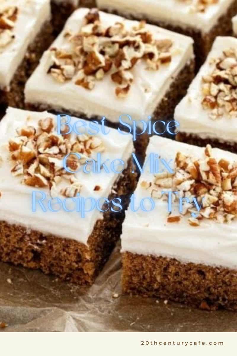 Best Spice Cake Mix Recipes to Try