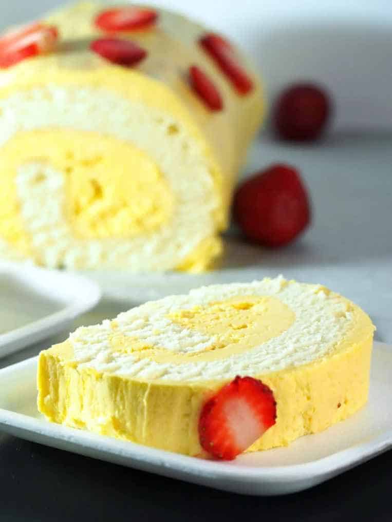 Mango Cake Roll
