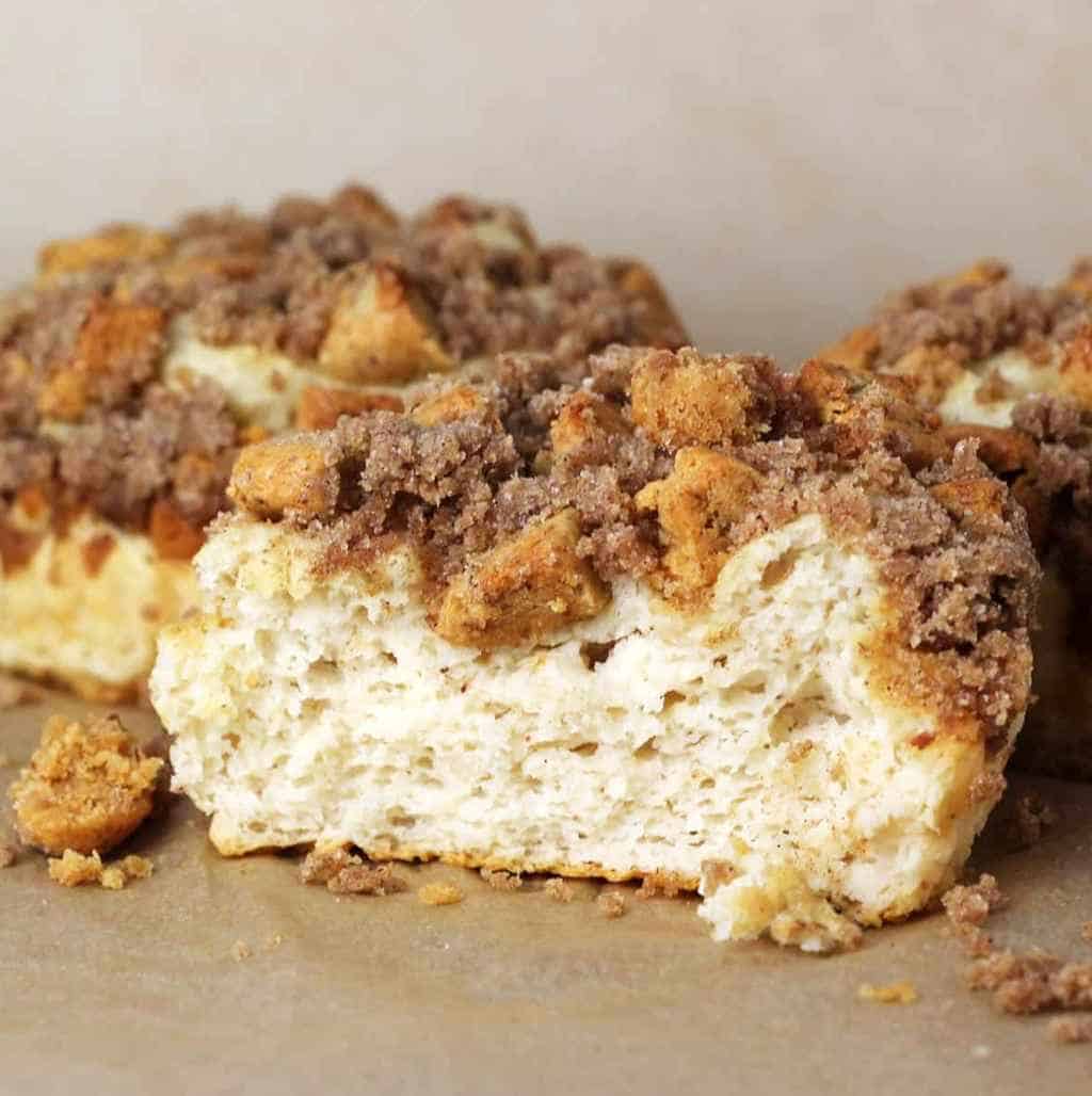 Protein Coffee Cake With Crumble Topping