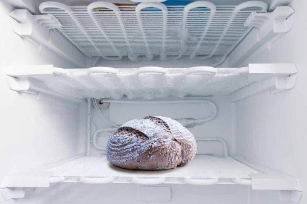 Sourdough Bread Store in a freezer